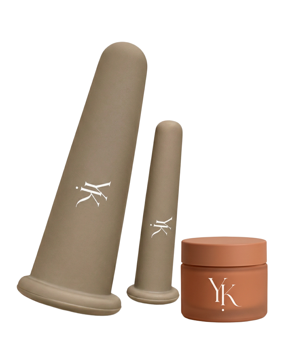 Facial Cups & Massage Cream Set